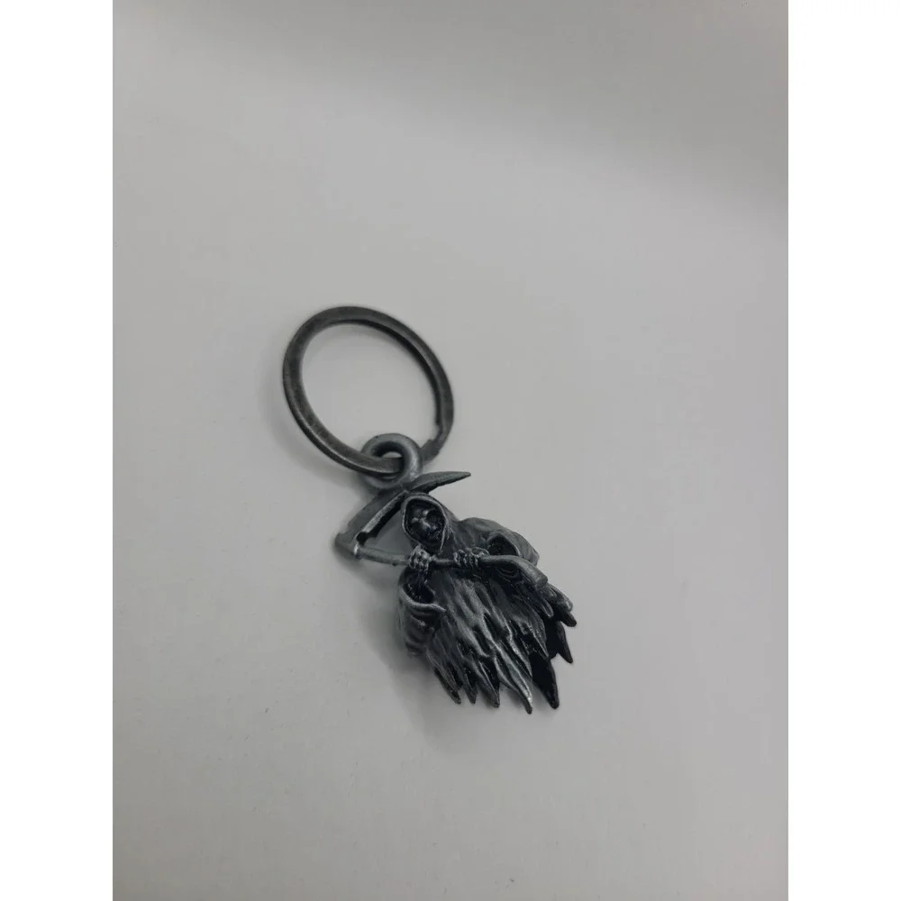 Grim Reaper Skull Scythe Gothic Biker Skeleton Death ToneMotorcycle Bell